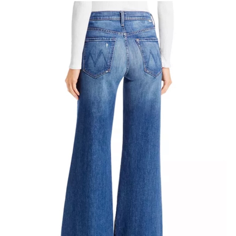 MOTHER Blue Flare & Wide Leg Jeans - Picture 3 of 13